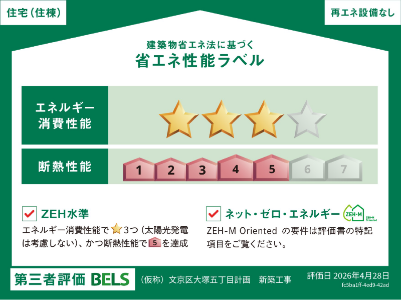 建築物省エネ法に基づく省エネ性能ラベル